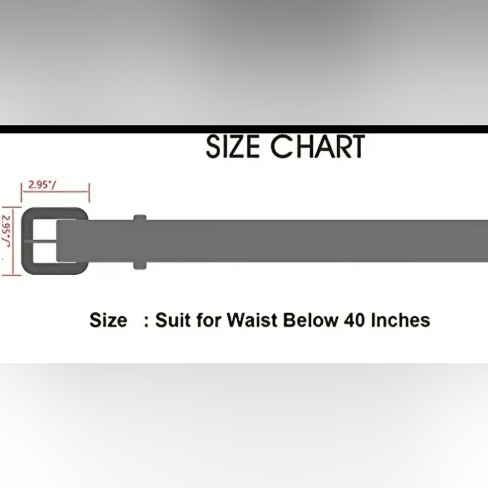 Boho Square Buckle Belt - Picture 4 of 6